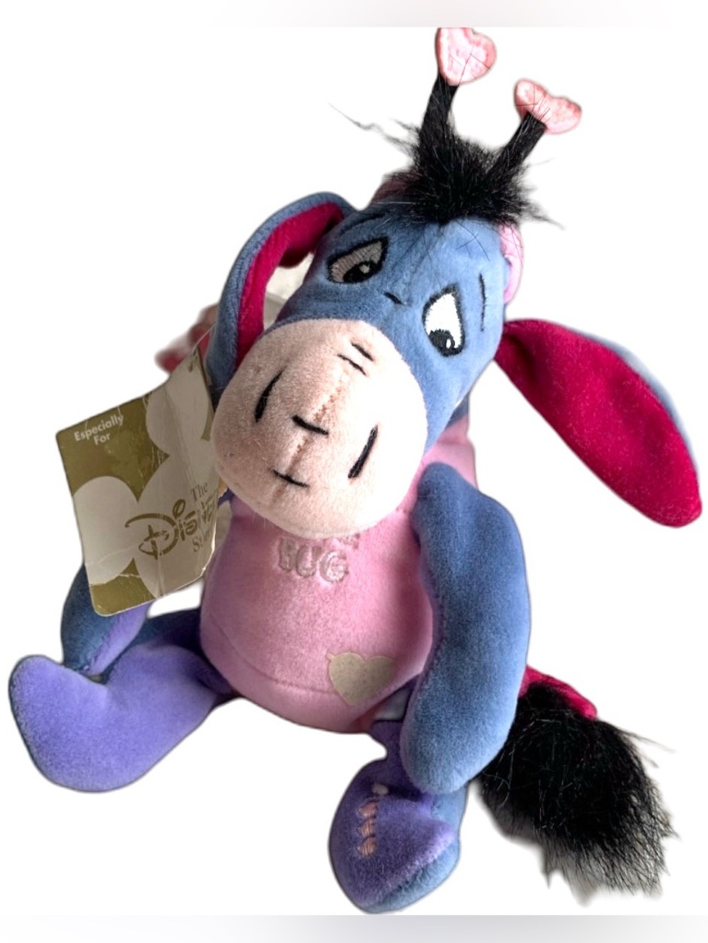 Disney Store Exclusive Love Bug Eeyore Stuffed Animal plush With Tags